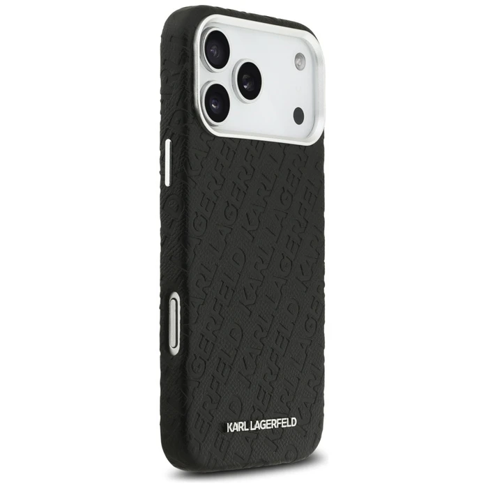 Karl Lagerfeld FW Stamped Karl MagSafe Apple iPhone 17 Pro Max black