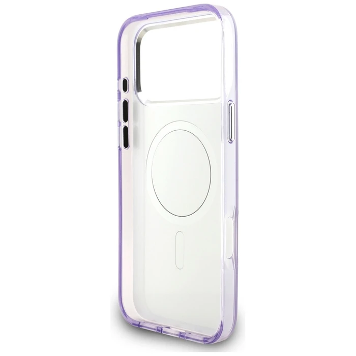 Karl Lagerfeld IML Aquarelle Karl & Choupette & Logo MagSafe Apple iPhone 17 Pro Max purple