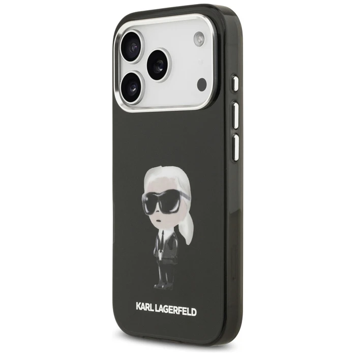 Karl Lagerfeld IML Aquarelle Karl & Logo MagSafe Apple iPhone 17 Pro black