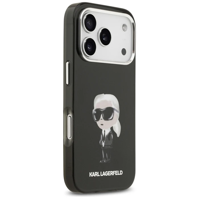 Karl Lagerfeld IML Aquarelle Karl & Logo MagSafe Apple iPhone 17 Pro black