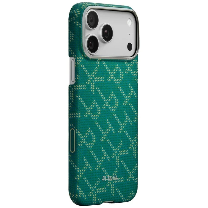 PITAKA Ultra-Slim Monogram MagSafe Apple iPhone 17 Pro gold green