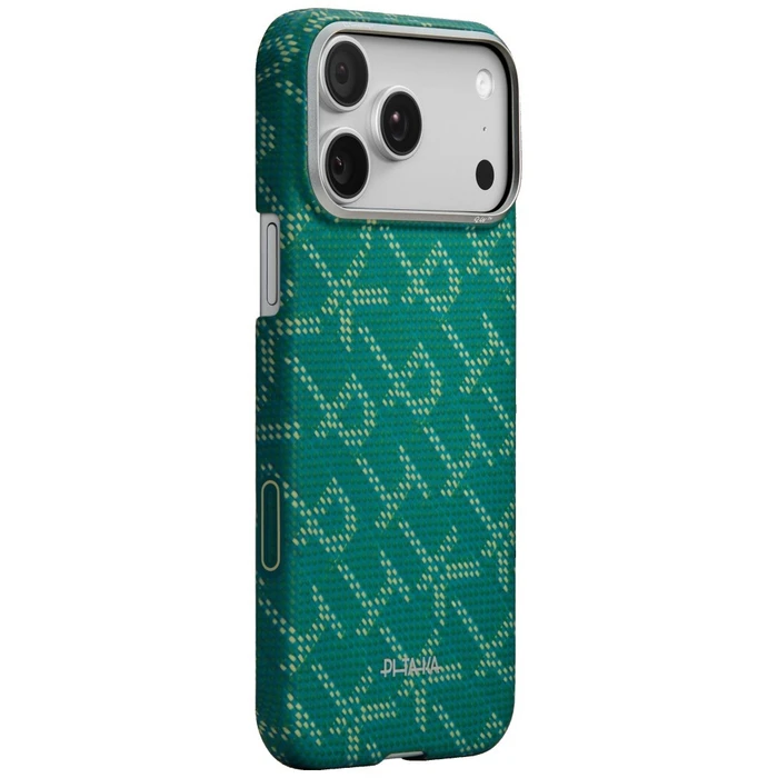 PITAKA Ultra-Slim Monogram MagSafe Apple iPhone 17 Pro gold green