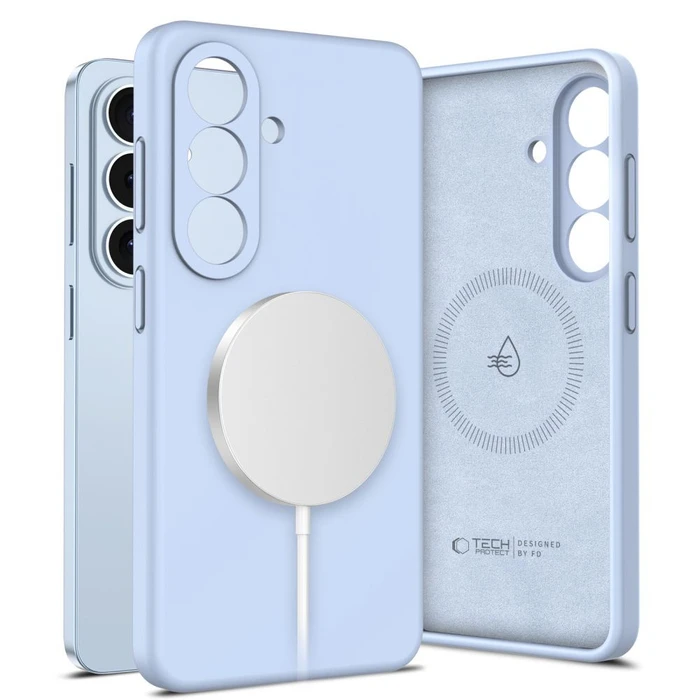 Tech-Protect Silicone MagSafe Samsung Galaxy S26 Sky Blue
