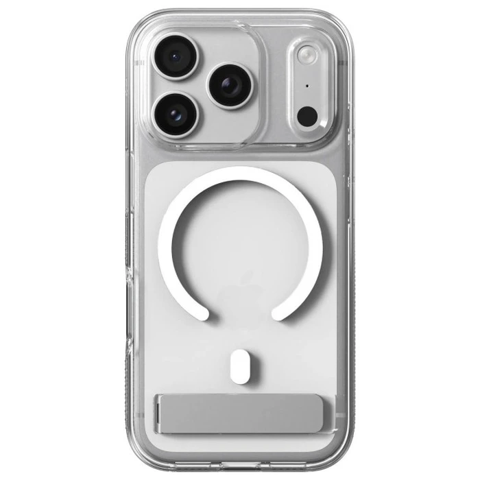 Zagg Crystal Palace Snap Back Cover with Kickstand for iPhone 18 Pro / 17 Pro - Clear