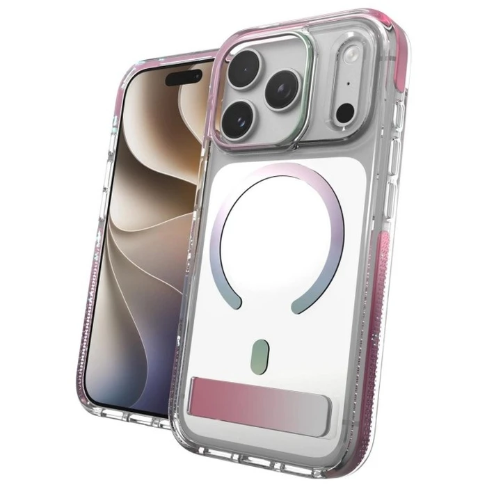 ZAGG Santa Cruz Snap (Metallic) με υποστήριξη/ποδαράκι για iPhone 18 Pro / 17 Pro — Opalescent
