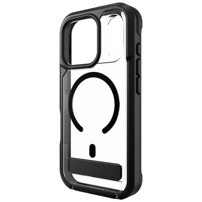Zagg Rainier Snap with Stand for iPhone 18 Pro / 17 Pro — Black (Smoke Black)