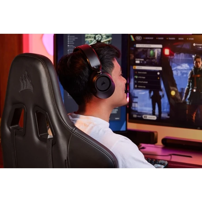 Corsair HS35 v3 Wireless Carbon - Ασύρματα Gaming Ακουστικά