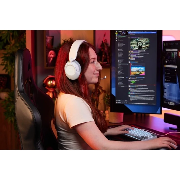 Corsair HS35 v3 Wireless Λευκό