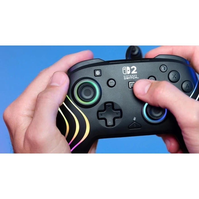 Turtle Beach Afterglow Wave Wired Gamepad for Nintendo Switch 2 – Black