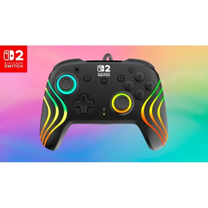Turtle Beach Afterglow Wave Wired Gamepad for Nintendo Switch 2 – Black