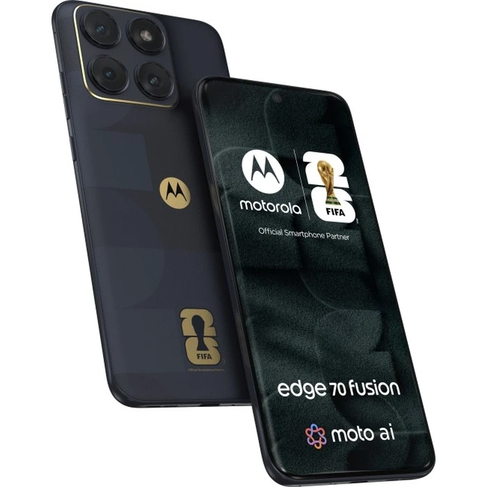 Motorola Edge 70 Fusion 5G (8/256GB) PANTONE Silhouette FIFA Έκδοση + Moto Buds