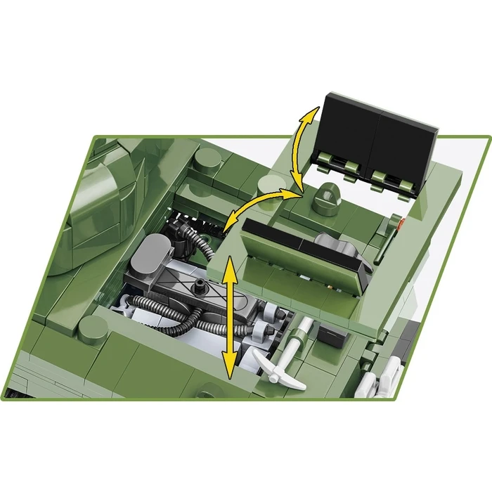 Τουβλάκια Cobi Blocks Historical Collection WWII M4A3 838 elements