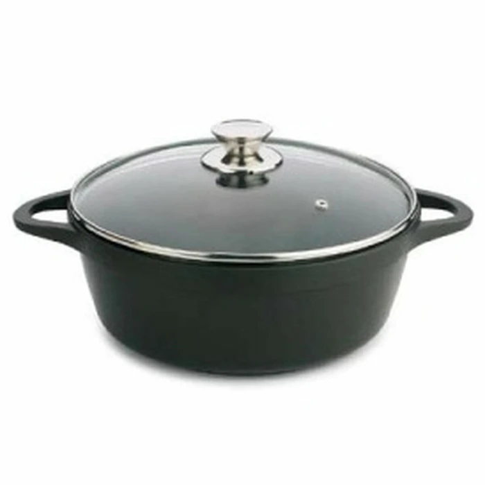 Valira Pot with Lid Black 28 cm
