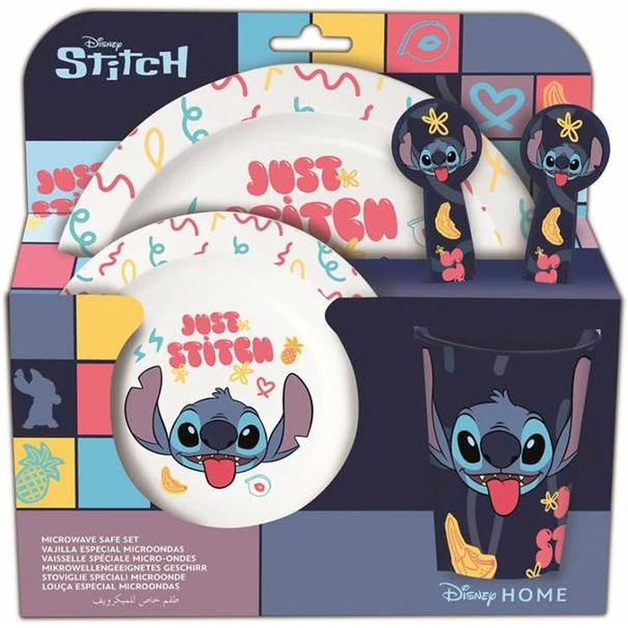 Σετ Φαγητού Stitch Παιδικά 5 Τεμάχια