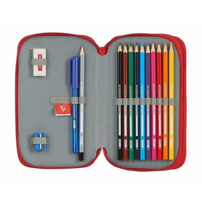 Κασετίνα για τα Μολύβια Sevilla F?tbol Club M854 Κόκκινο 12.5 x 19.5 x 4 cm (28 Τεμάχια)