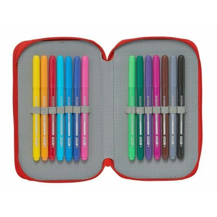 Κασετίνα για τα Μολύβια Sevilla F?tbol Club M854 Κόκκινο 12.5 x 19.5 x 4 cm (28 Τεμάχια)