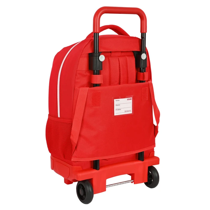 Σχολική Τσάντα με Ρόδες Sevilla F?tbol Club Κόκκινο (33 x 45 x 22 cm)