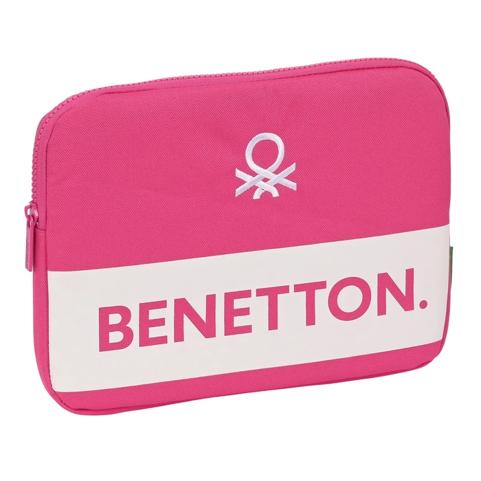 Τσάντα Laptop Benetton Raspberry Φούξια (31 x 23 x 2 cm)
