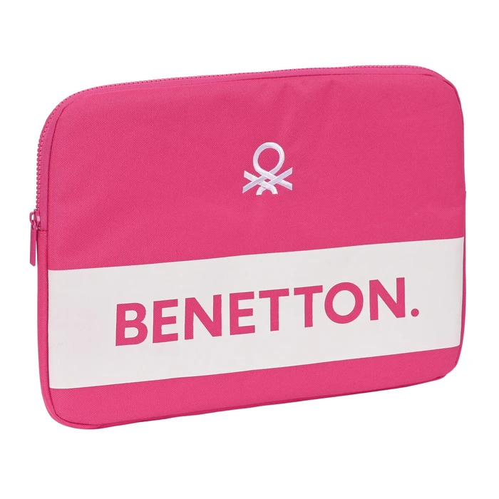 Τσάντα Laptop Benetton Raspberry Φούξια (34 x 25 x 2 cm)
