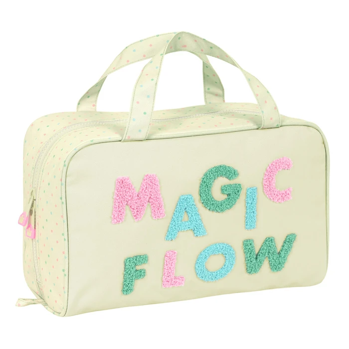 Σχολικό Νεσεσέρ Glow Lab Magic flow Μπεζ 31 x 14 x 19 cm