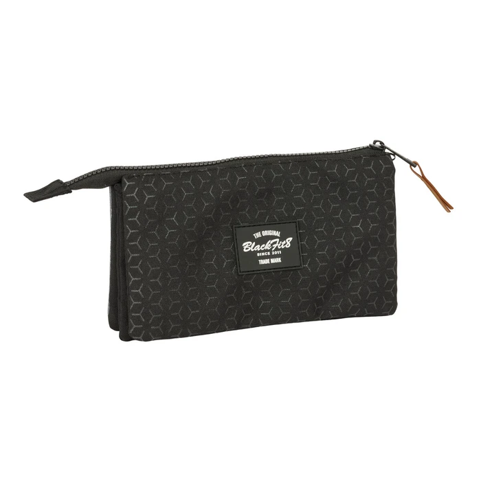 Κασετίνα BlackFit8 Old school Μαύρο Γκρι 22 x 12 x 3 cm