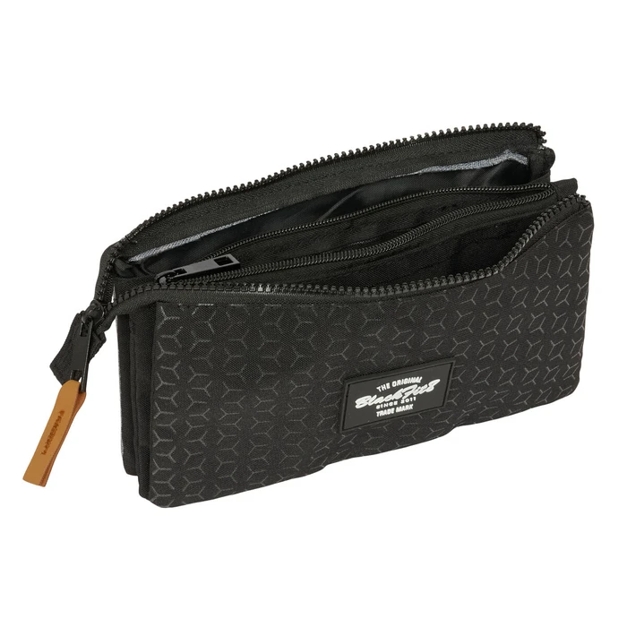 Κασετίνα BlackFit8 Old school Μαύρο Γκρι 22 x 12 x 3 cm