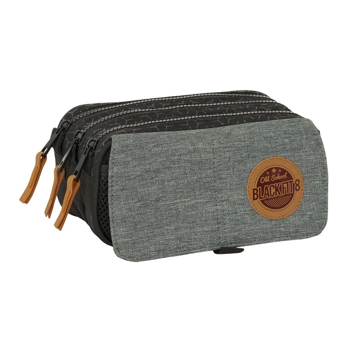 Κασετίνα BlackFit8 Old school Μαύρο Γκρι 21,5 x 10 x 8 cm