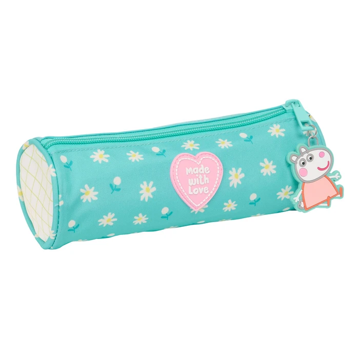 Κασετίνα Peppa Pig Pretty flowers Κίτρινο Μέντα 20 x 7 x 7 cm