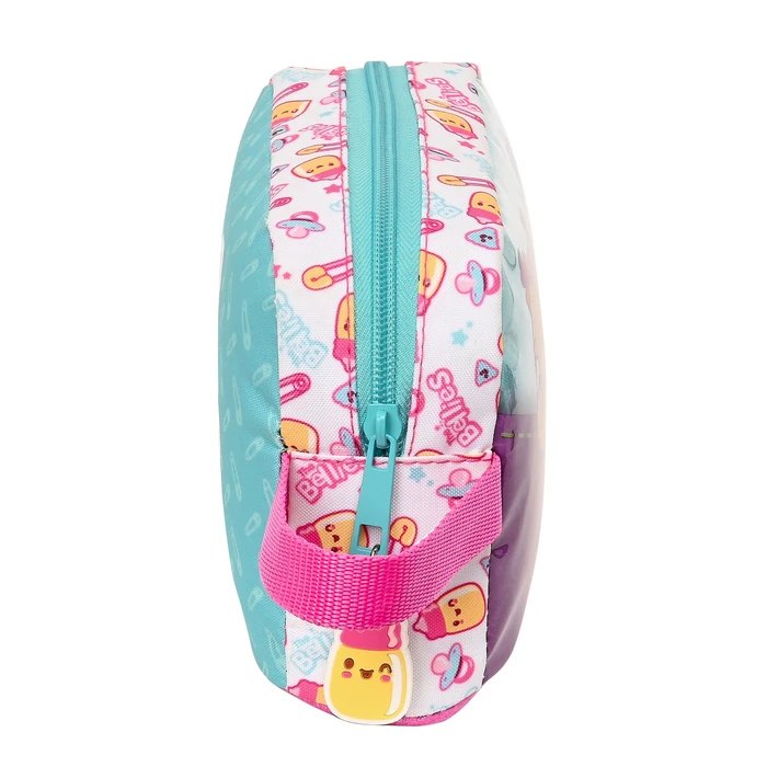 Τσάντα Μεταφοράς Σνακ The Bellies 21.5 x 12 x 6.5 cm Μωβ Τυρκουάζ Λευκό