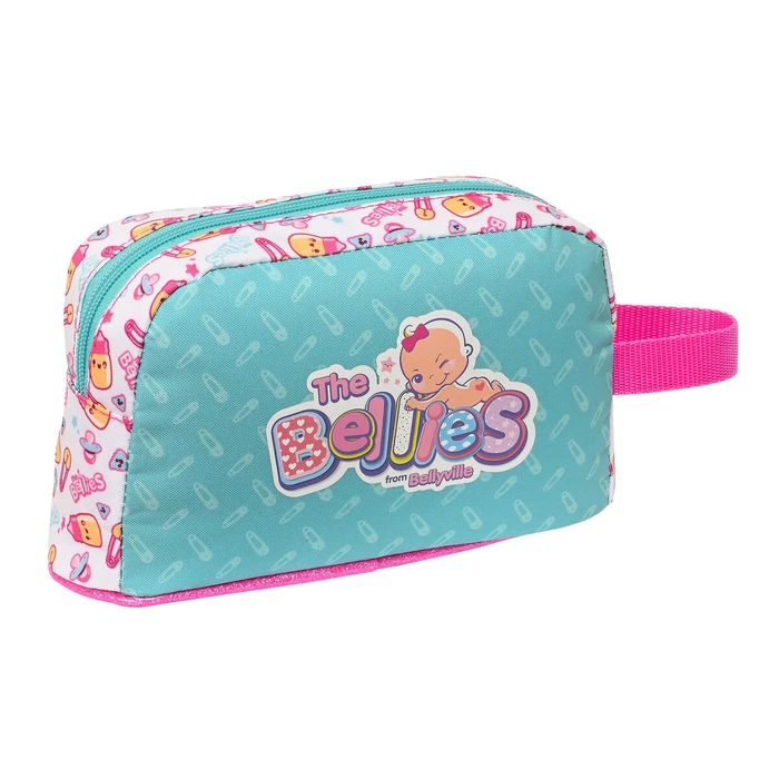 Τσάντα Μεταφοράς Σνακ The Bellies 21.5 x 12 x 6.5 cm Μωβ Τυρκουάζ Λευκό