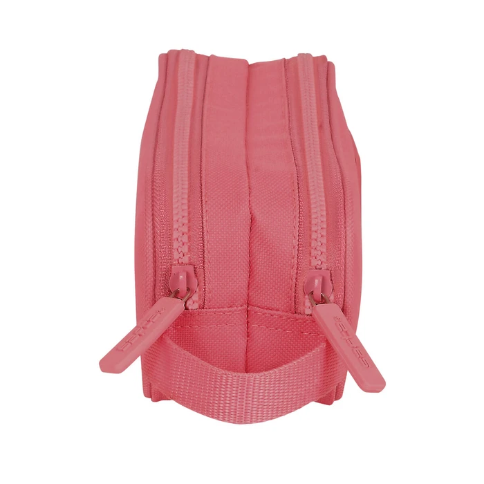 Διπλή Κασετίνα Safta Marsala Μπορντό 21 x 8 x 6 cm