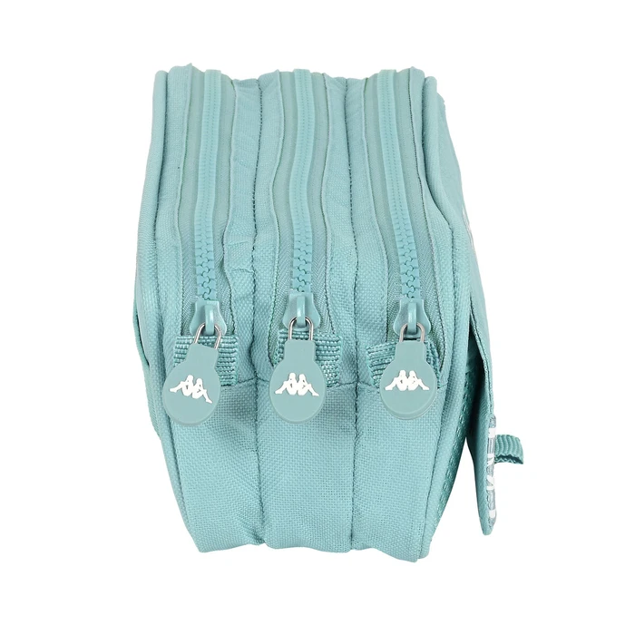 Τριπλή Κασετίνα Kappa 21,5 x 10 x 8 cm Μπλε