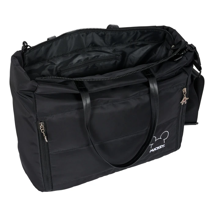 Τσάντα Mickey Mouse Clubhouse Teen Mood Γεμισμένο Μαύρο 40 x 31 x 17 cm