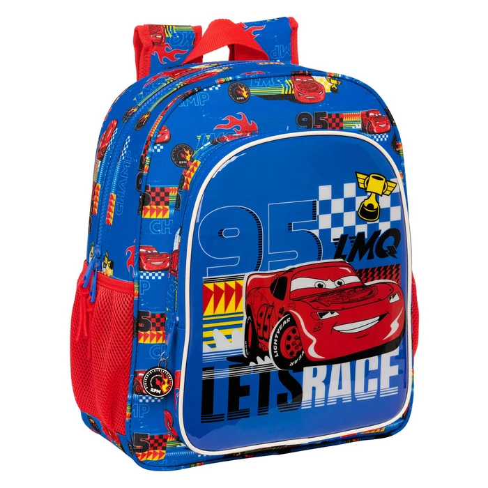 Σχολική Τσάντα Cars Race ready Μπλε 32 X 38 X 12 cm