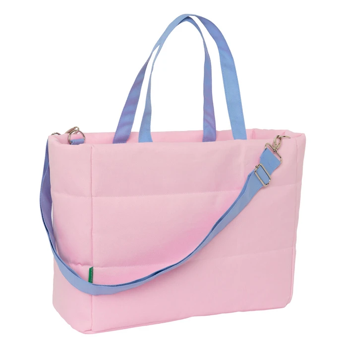 Τσάντα Benetton Pink Ροζ 40 x 31 x 17 cm