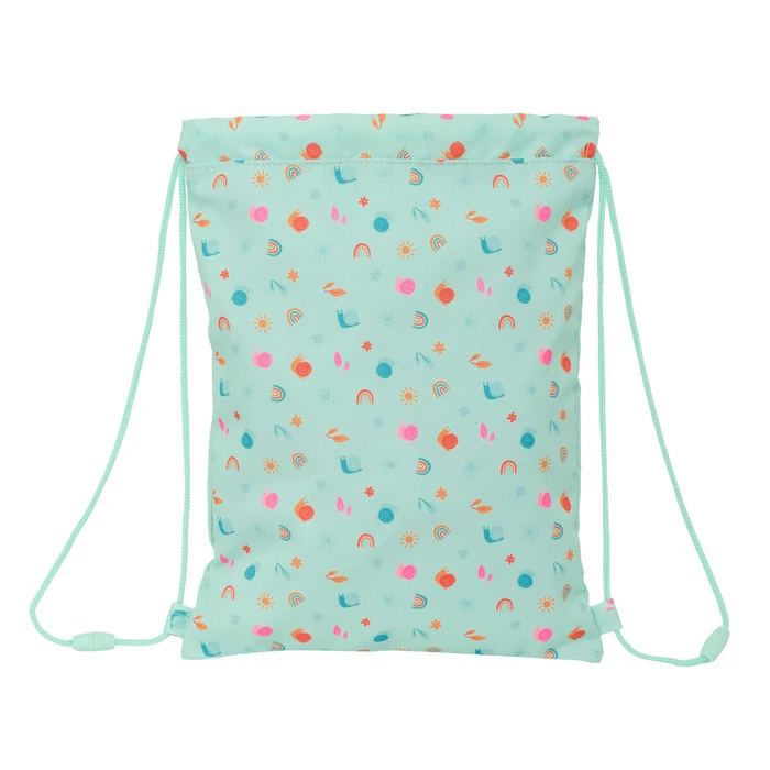 Παιδική Τσάντα με Σχοινιά Safta Caracol Τυρκουάζ 26 x 34 x 1 cm