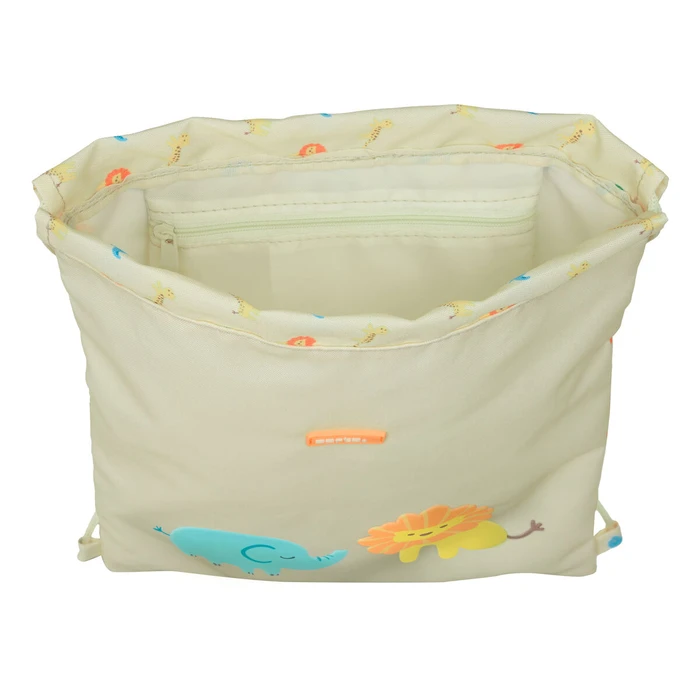 Παιδική Τσάντα με Σχοινιά Safta Selva Λευκό 26 x 34 x 1 cm