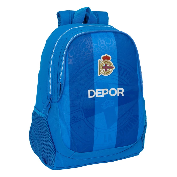 Σχολική Τσάντα R. C. Deportivo de La Coru?a Μπλε 32 x 44 x 16 cm