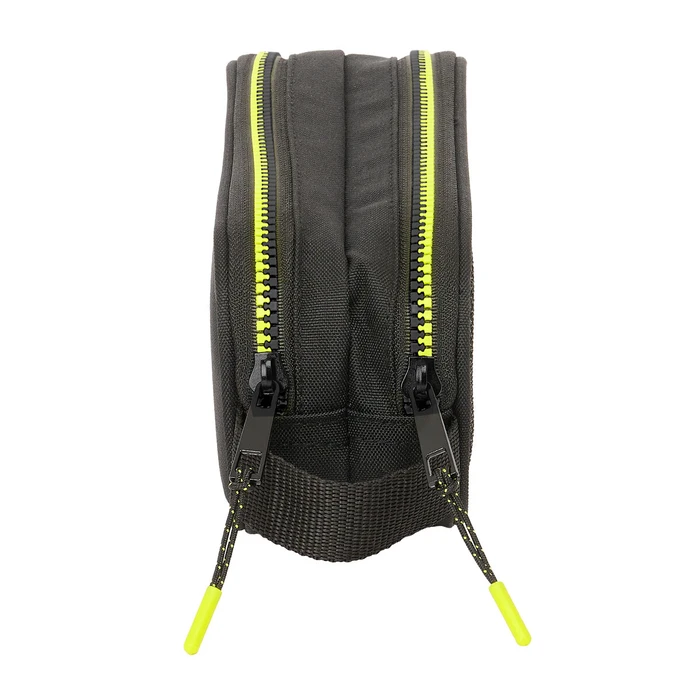 Διπλή Κασετίνα Munich Beat Μαύρο 21 x 8 x 6 cm