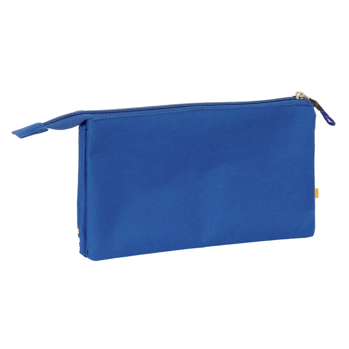 Τριπλή Κασετίνα Kings League Saiyans Μπλε 22 x 12 x 3 cm