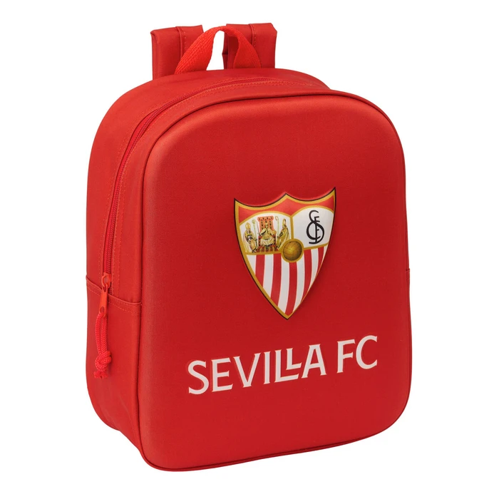 Σχολική Τσάντα Sevilla F?tbol Club Κόκκινο 22 x 27 x 10 cm 3D