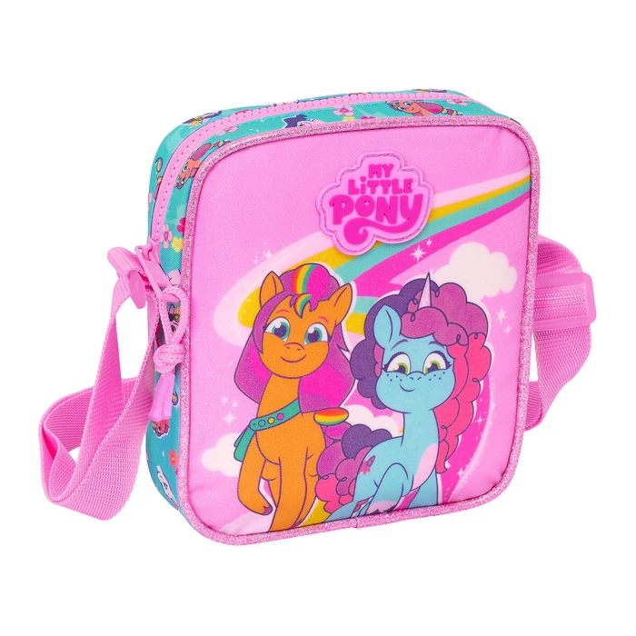 Pony Παιδική Τσάντα Ώμου Ροζ 18x16x4εκ. S4310600