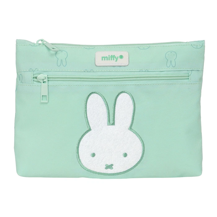Διπλή Κασετίνα Miffy Menta Μέντα 23 x 16 x 3 cm