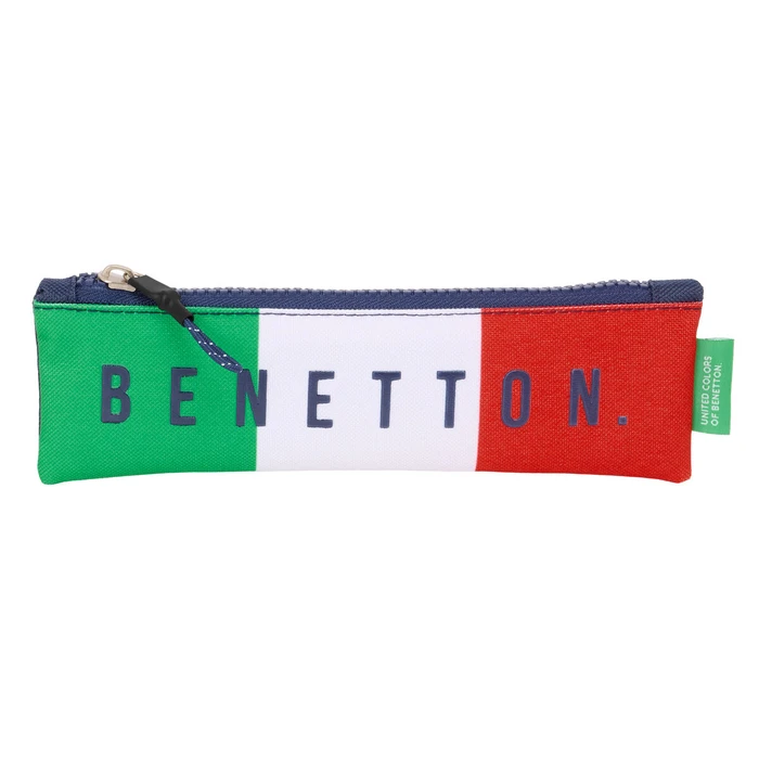 Κασετίνα Benetton Flag Ναυτικό Μπλε 20 x 6 x 1 cm