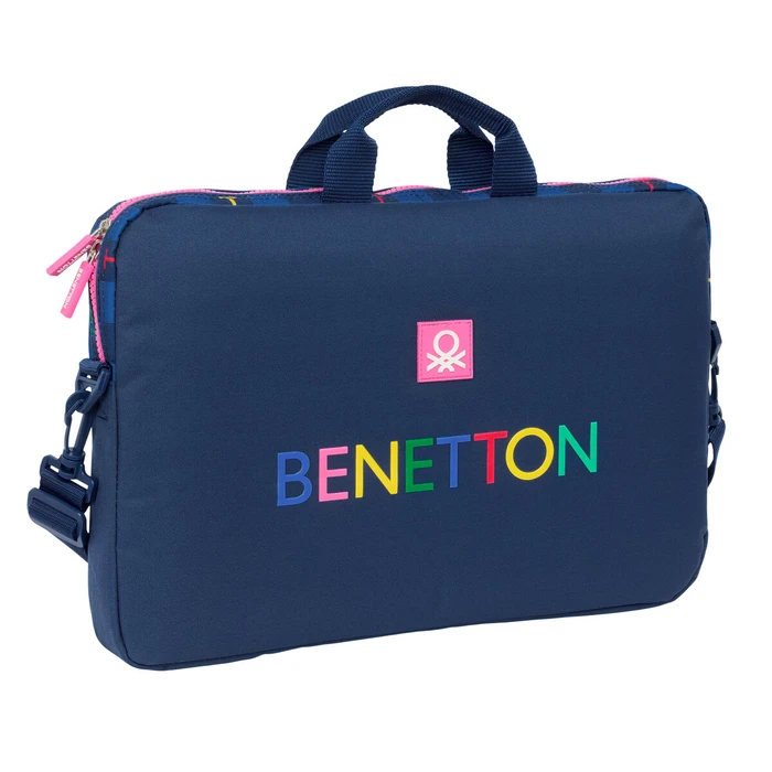 Θήκη για Laptop Benetton Damero Ναυτικό Μπλε 40 x 27 x 4 cm