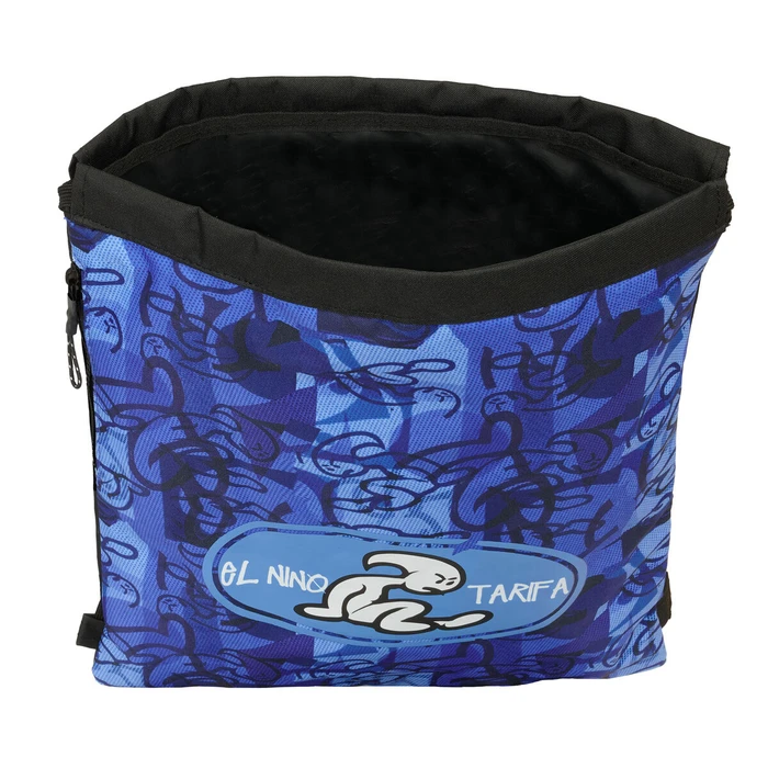Παιδική Τσάντα με Σχοινιά El Ni?o Roller Μπλε Μαύρο 35 x 40 x 1 cm