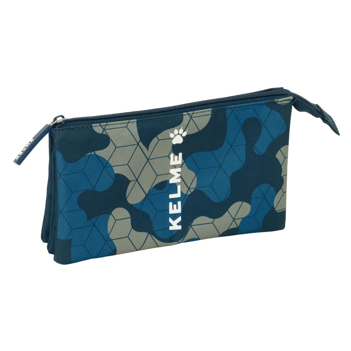 Τριπλή Κασετίνα Kelme Epic Ναυτικό Μπλε 22 x 12 x 3 cm