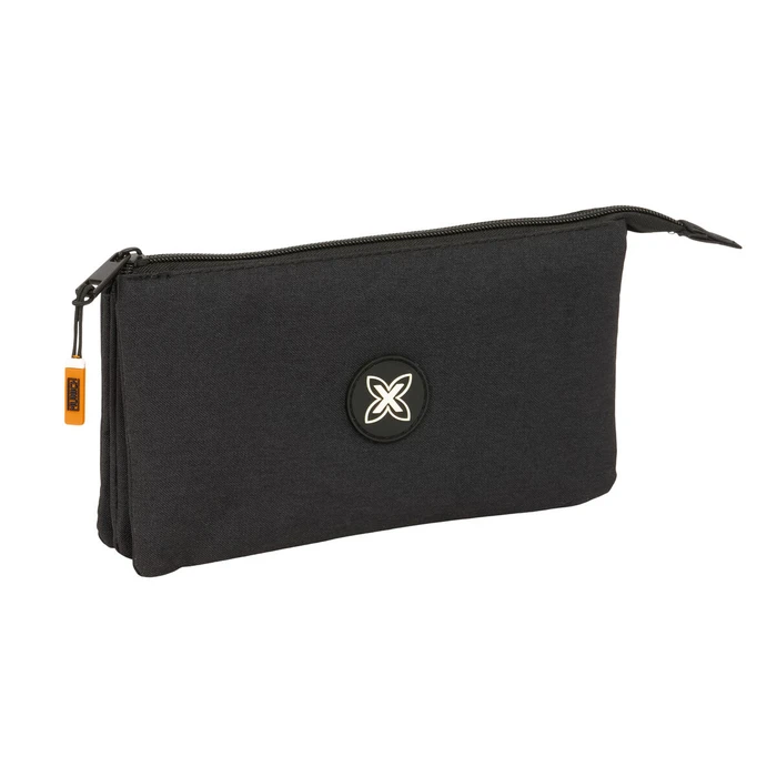 Τριπλή Κασετίνα Munich Lagoon Μαύρο 22 x 12 x 3 cm