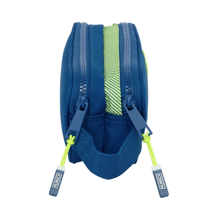 Διπλή Κασετίνα Munich North Ναυτικό Μπλε 21 x 8 x 6 cm