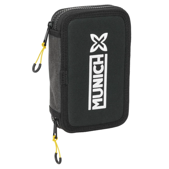 Κασετίνα με Aξεσουάρ Munich Topo Μαύρο 12.5 x 19.5 x 4 cm 29 Τεμάχια